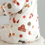 Pumpkin Patch Small Ribbed Zip Romper