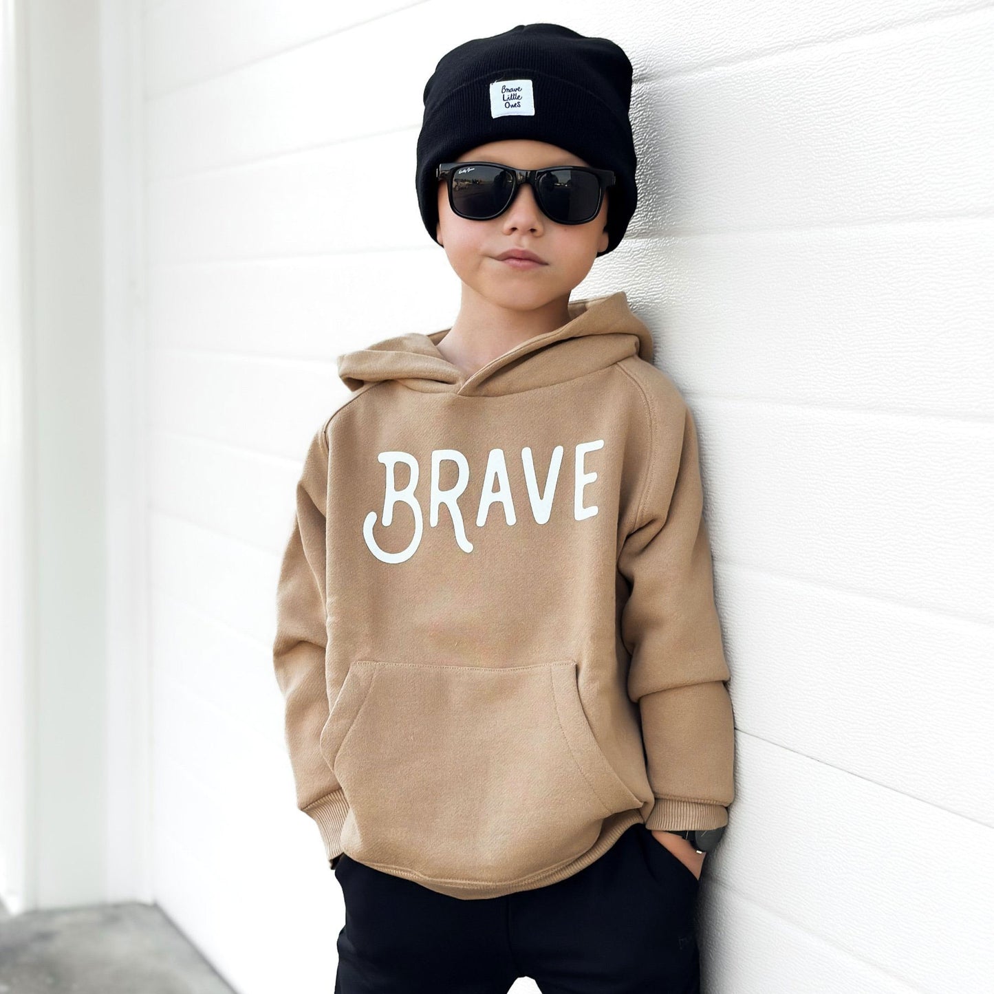 Brave Pecan Fleece Hoodie