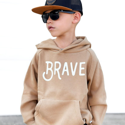 Brave Pecan Fleece Hoodie