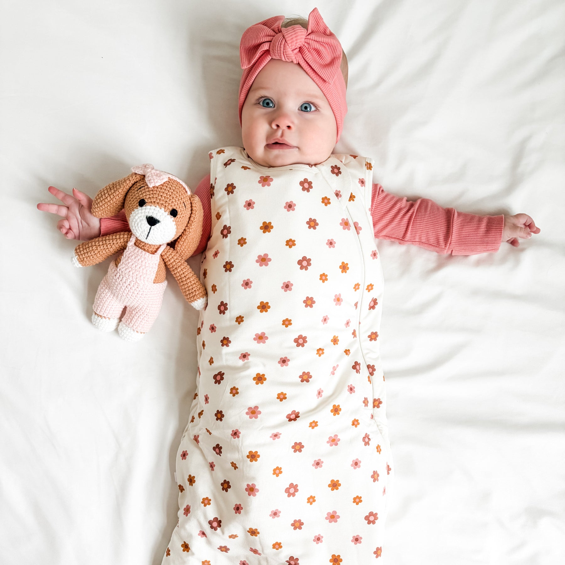 Pink Daisies Sleep Sack (1.0 TOG)