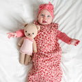 Mauve Floral Sleep Sack (1.0 TOG)