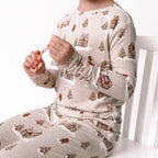 Gingerbread Small Ribbed Two-Piece Set