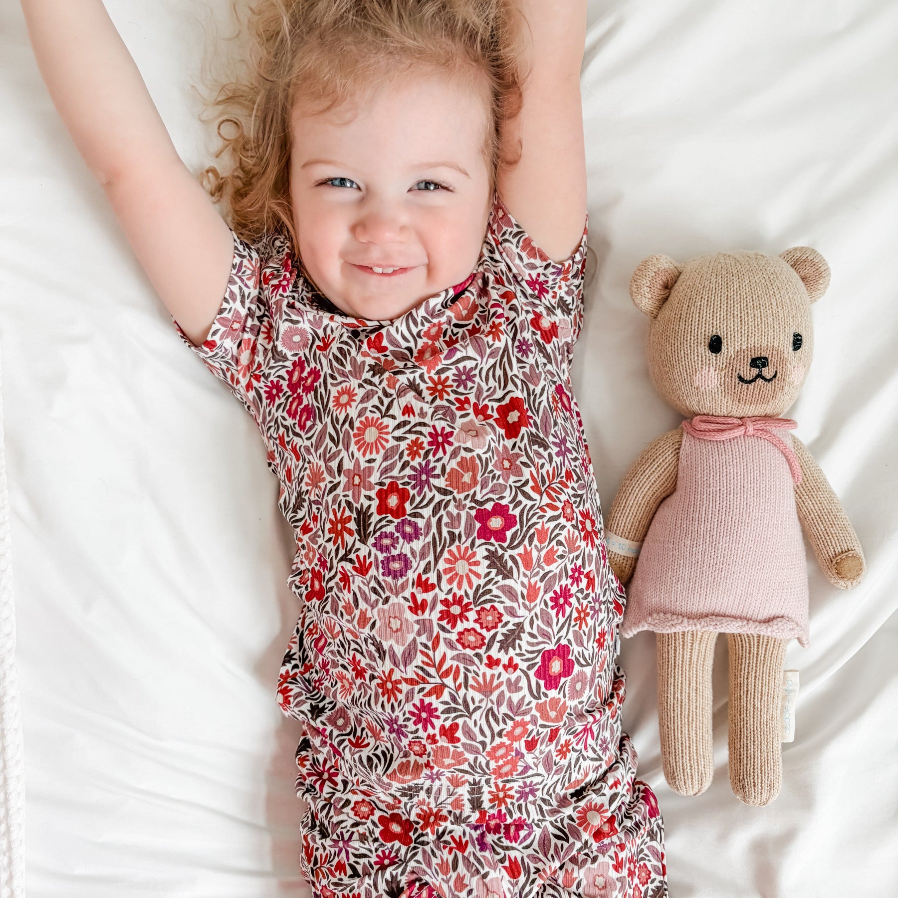 Fall Blooms Small Ribbed Shorts Two-Piece Set