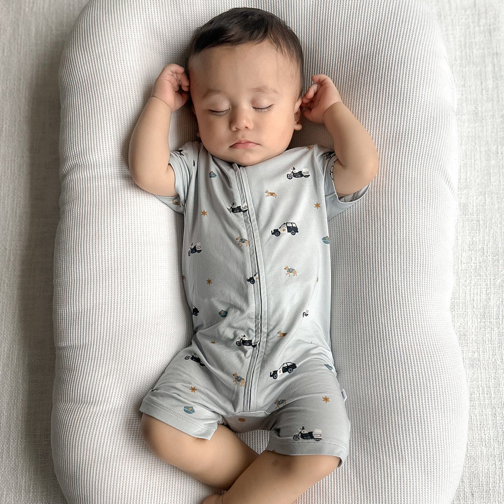 Police Summer Zip Romper