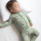 Lawn Mowers Small Ribbed Zip Romper