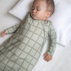 Grid Sage Green Sleep Sack (1.0 TOG)