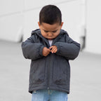 Midnight Charcoal Puffer Jacket