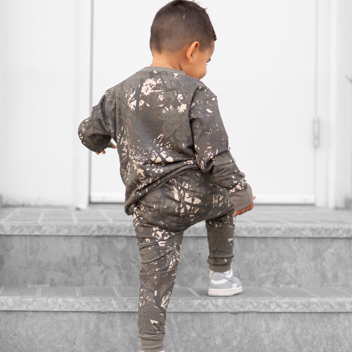 Woodland Camo Bamboo French Terry Pullover