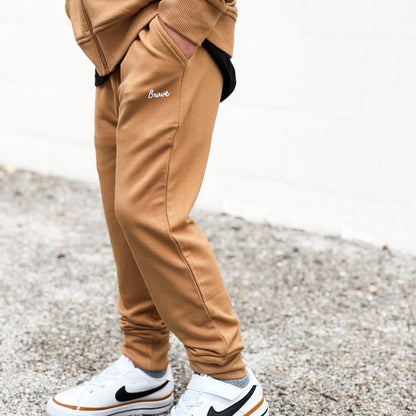 Camel Bamboo French Terry Joggers