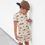 Tractors Small Ribbed Shorts Two-Piece Set