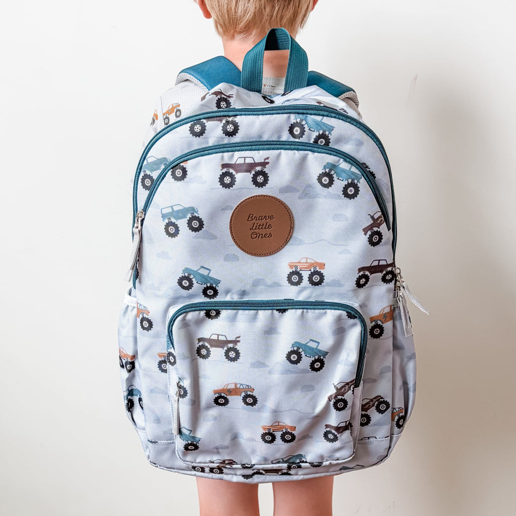 Monster Trucks Large Backpack