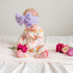Big Daisies Small Ribbed Zip Romper