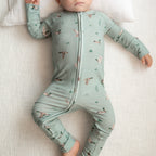 Mallards Small Ribbed Zip Romper