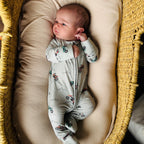 Little Riders Small Ribbed Zip Romper