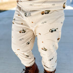 Construction Small Ribbed Two-Piece Set