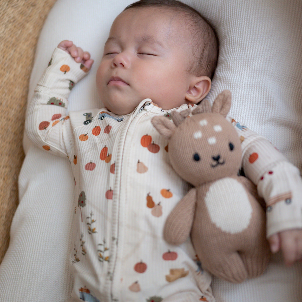 Pumpkin Patch Small Ribbed Zip Romper