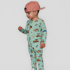 Farmers Market Zip Romper