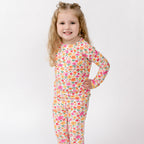 Summer Blooms Small Ribbed Two-Piece Set