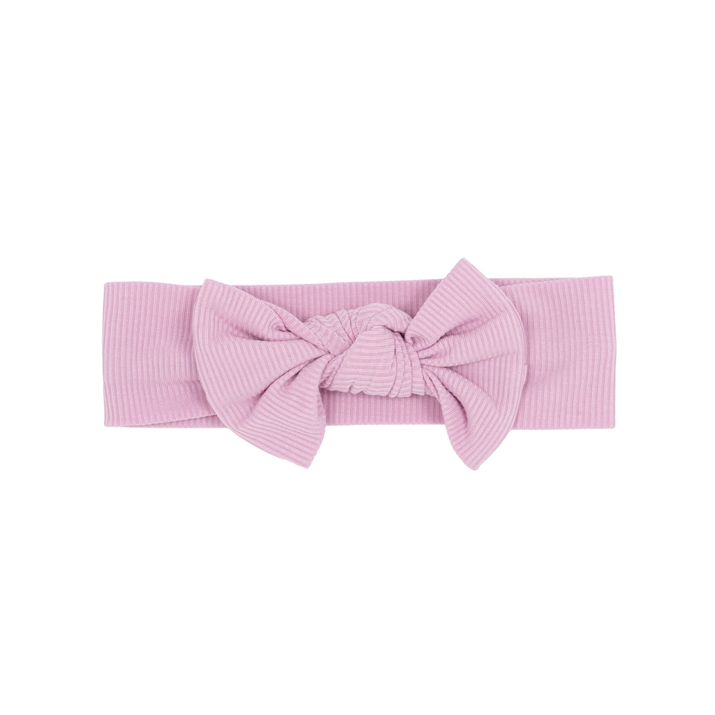 Lilac Mist Small Ribbed Bow