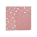 Mauve Blooms Small Ribbed Youth Blanket