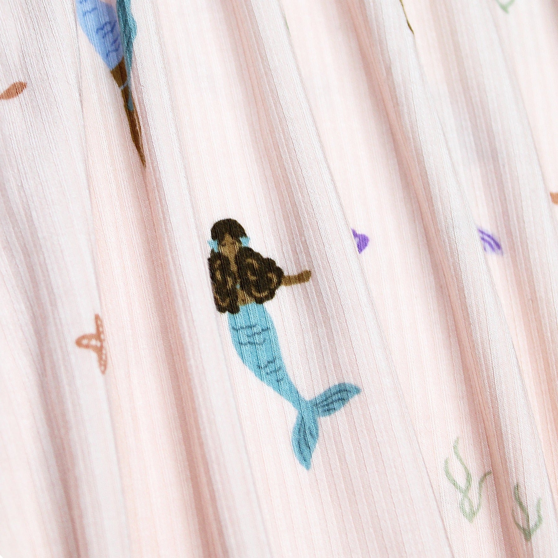 Mermaids Small Ribbed Bow