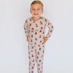 Teddy Bear Small Ribbed Two-Piece Set