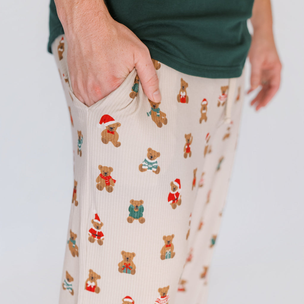Teddy Bear Small Ribbed Men's Pants
