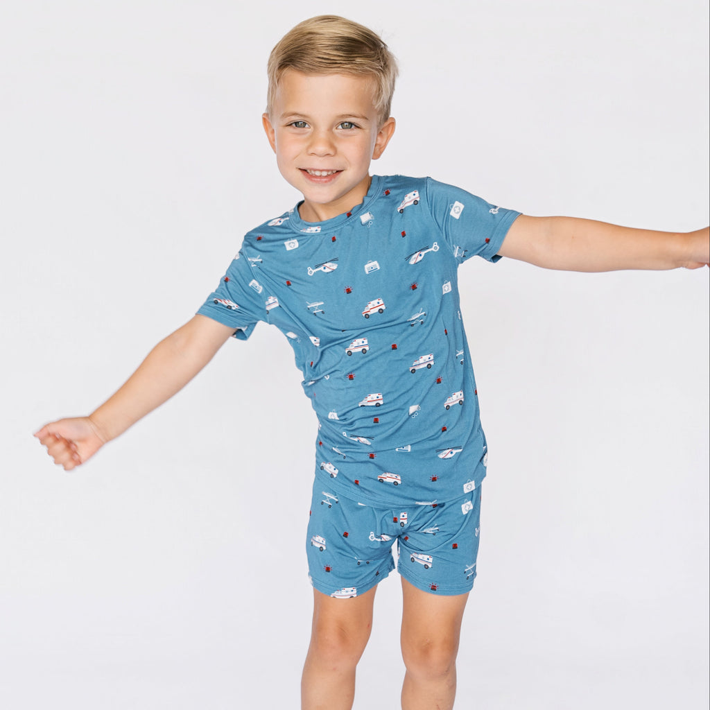 Ambulances Shorts Two-Piece Set
