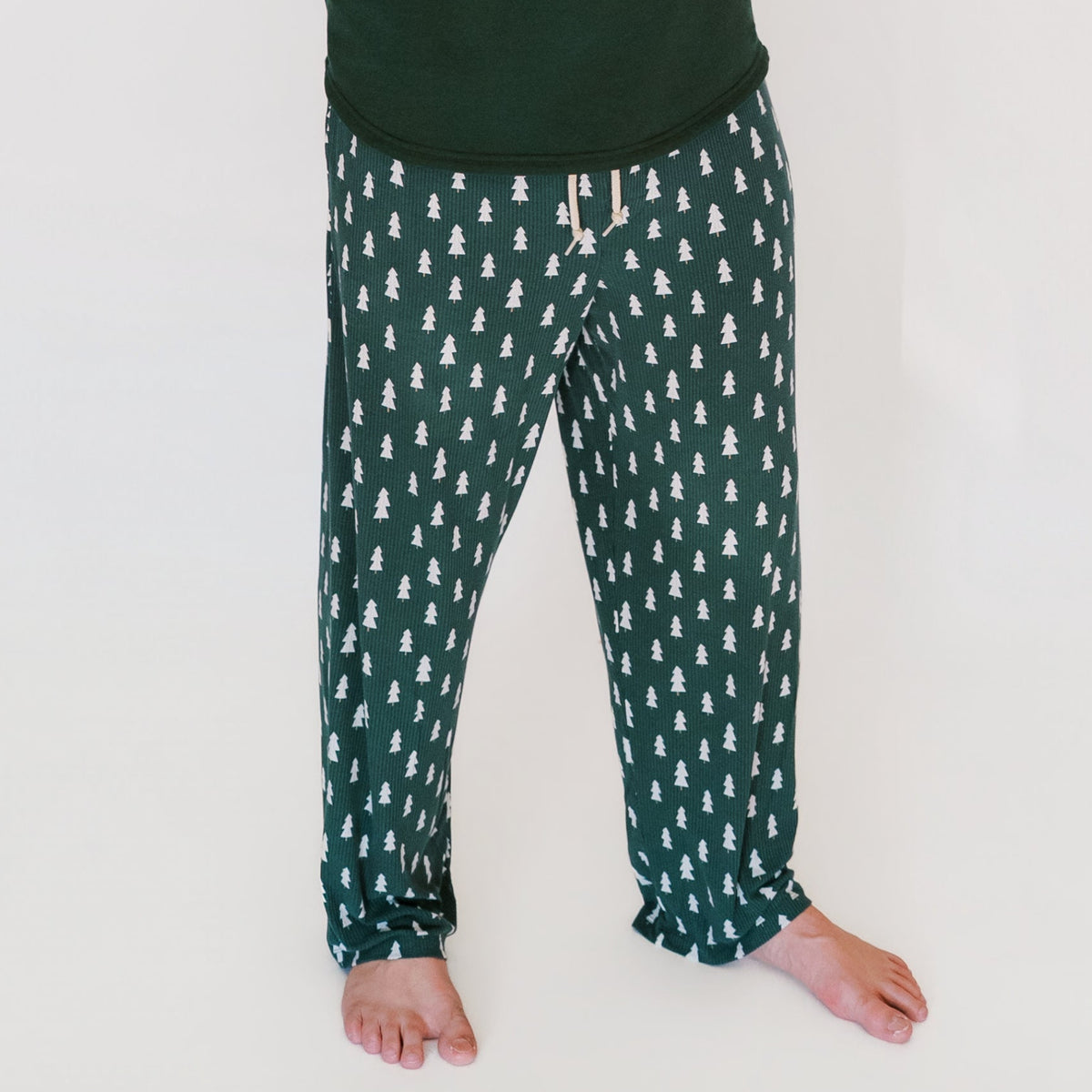 Christmas Trees Small Ribbed Men's Pants