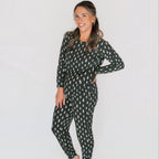 Christmas Trees Small Ribbed Women's Pants