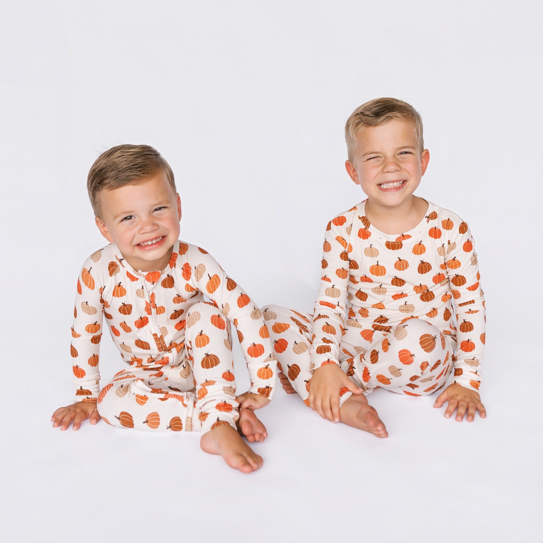 Big Pumpkins Small Ribbed Two-Piece Set