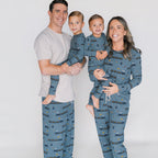 Christmas Trains Small Ribbed Men's Pants