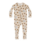 Cookies and Milk Zip Romper