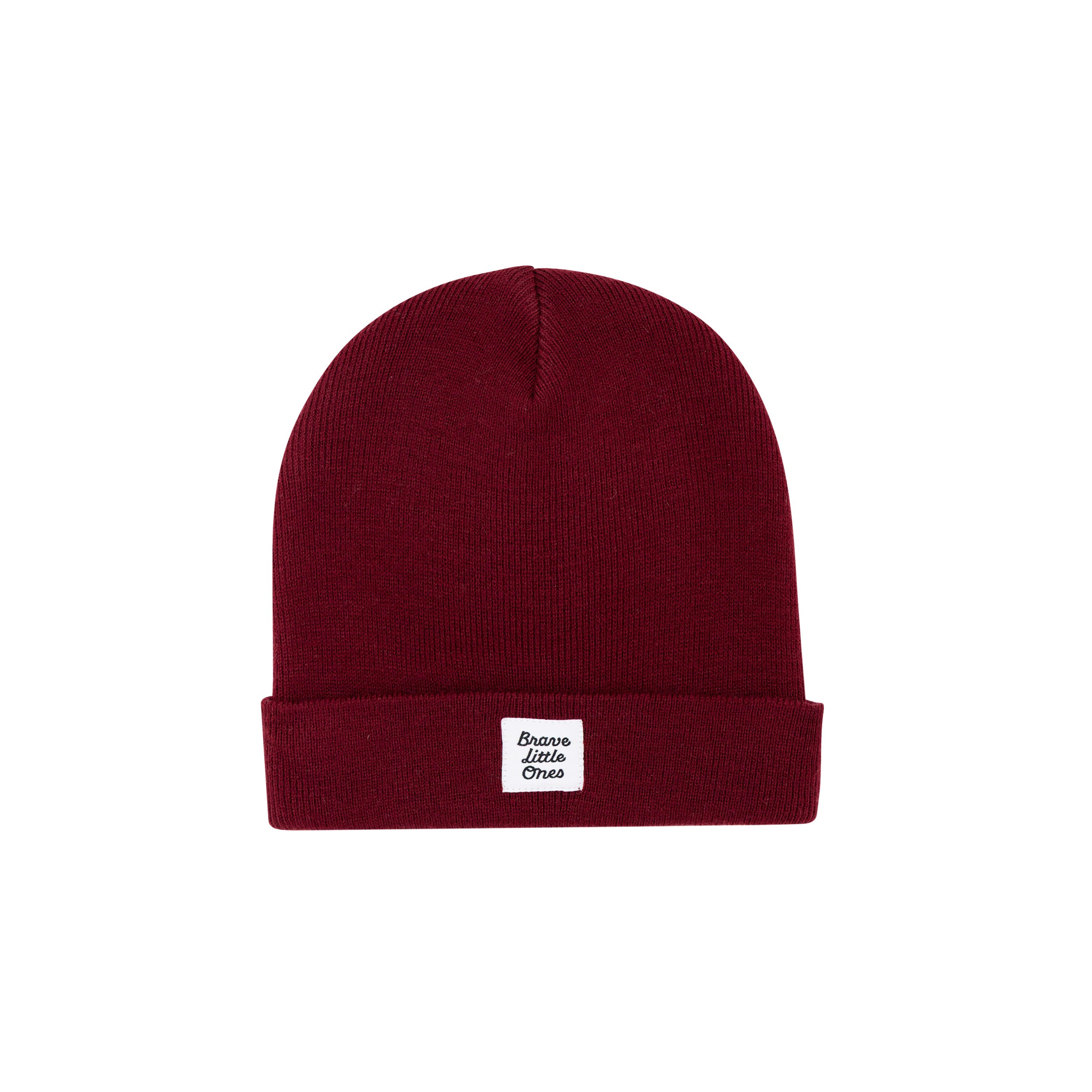 Dark Maroon Knit Beanie