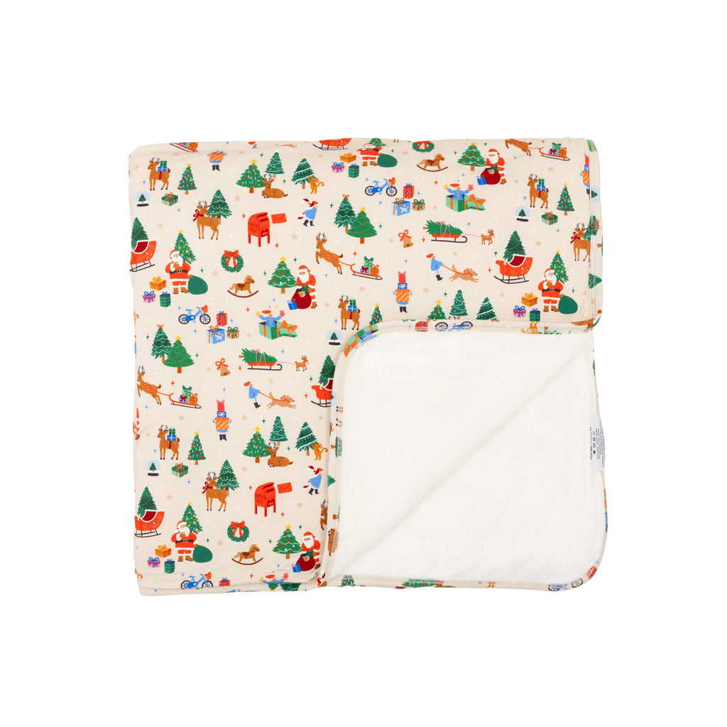 Santa's Workshop Adult Blanket