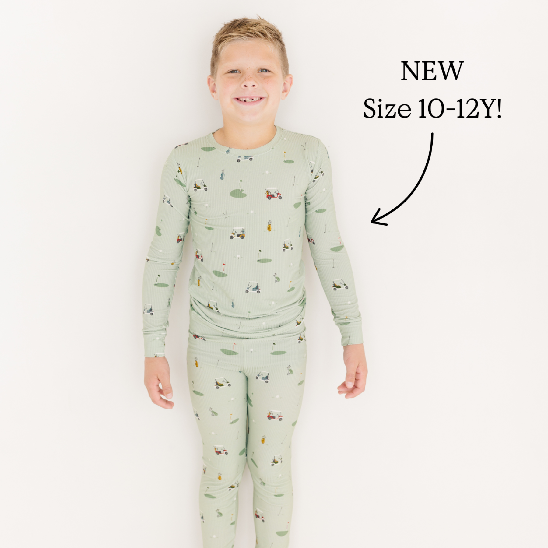 Golf Small Ribbed Two-Piece Set