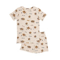 Noah's Ark Small Ribbed Shorts Two-Piece Set