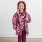 Deep Plum Bamboo French Terry Joggers