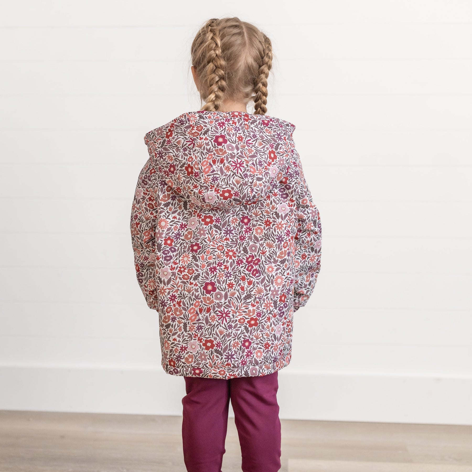 Fall Blooms Puffer Jacket