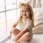 Morning Meadow Small Ribbed Shorts Two-Piece Set