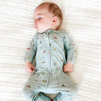Gone Fishing Small Ribbed Zip Romper