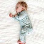 Gone Fishing Small Ribbed Zip Romper