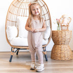 Honey Stripe Small Ribbed Harem Romper