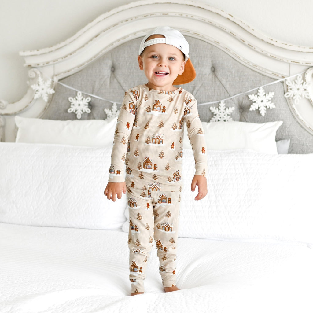Gingerbread Small Ribbed Two-Piece Set