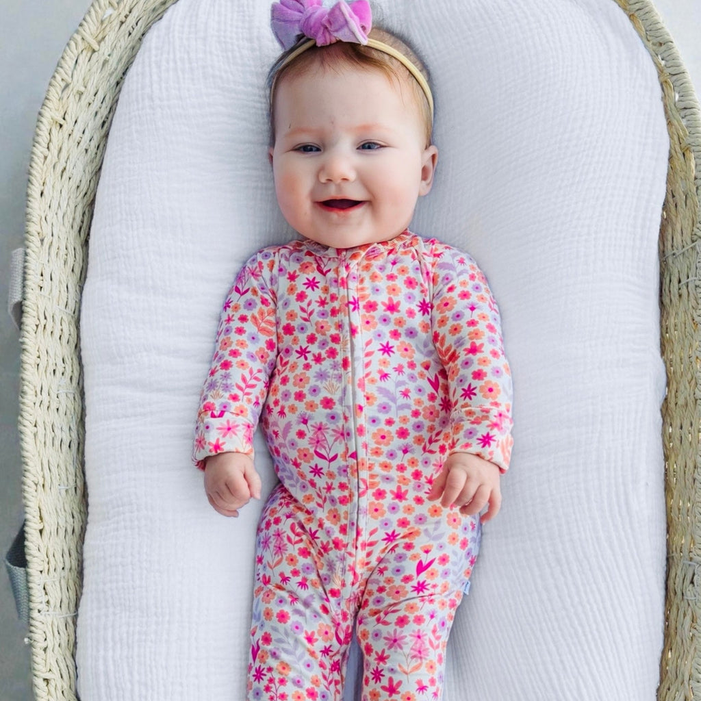 Spring Fields Zip Romper