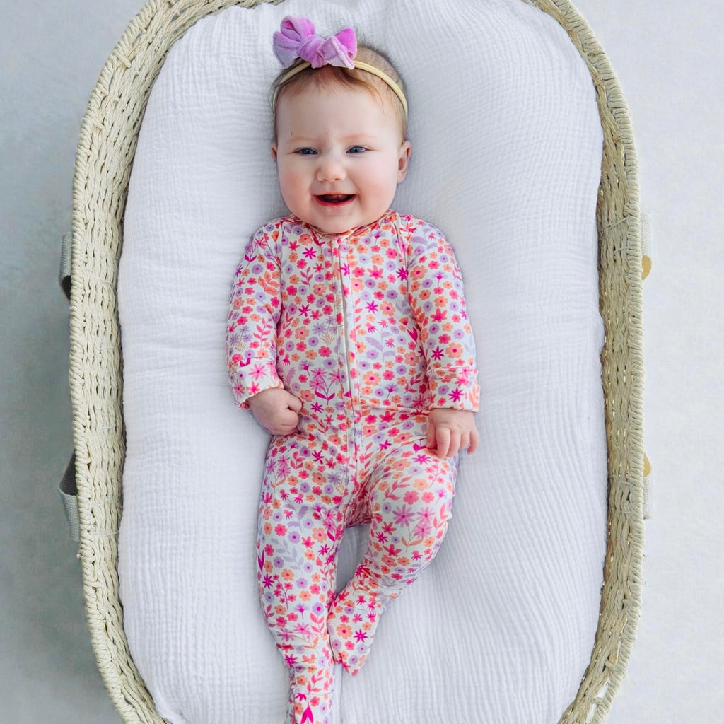 Spring Fields Zip Romper