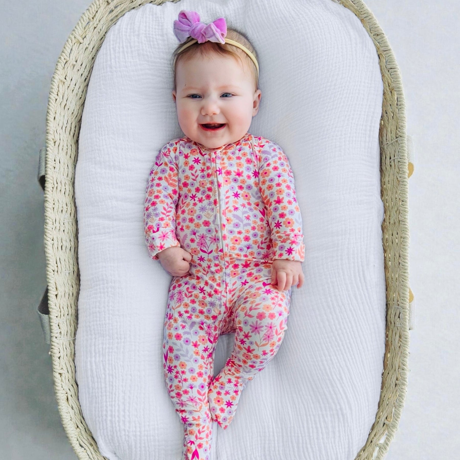 Spring Fields Zip Romper