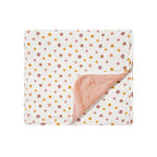 Pink Daisies Small Ribbed Youth Blanket