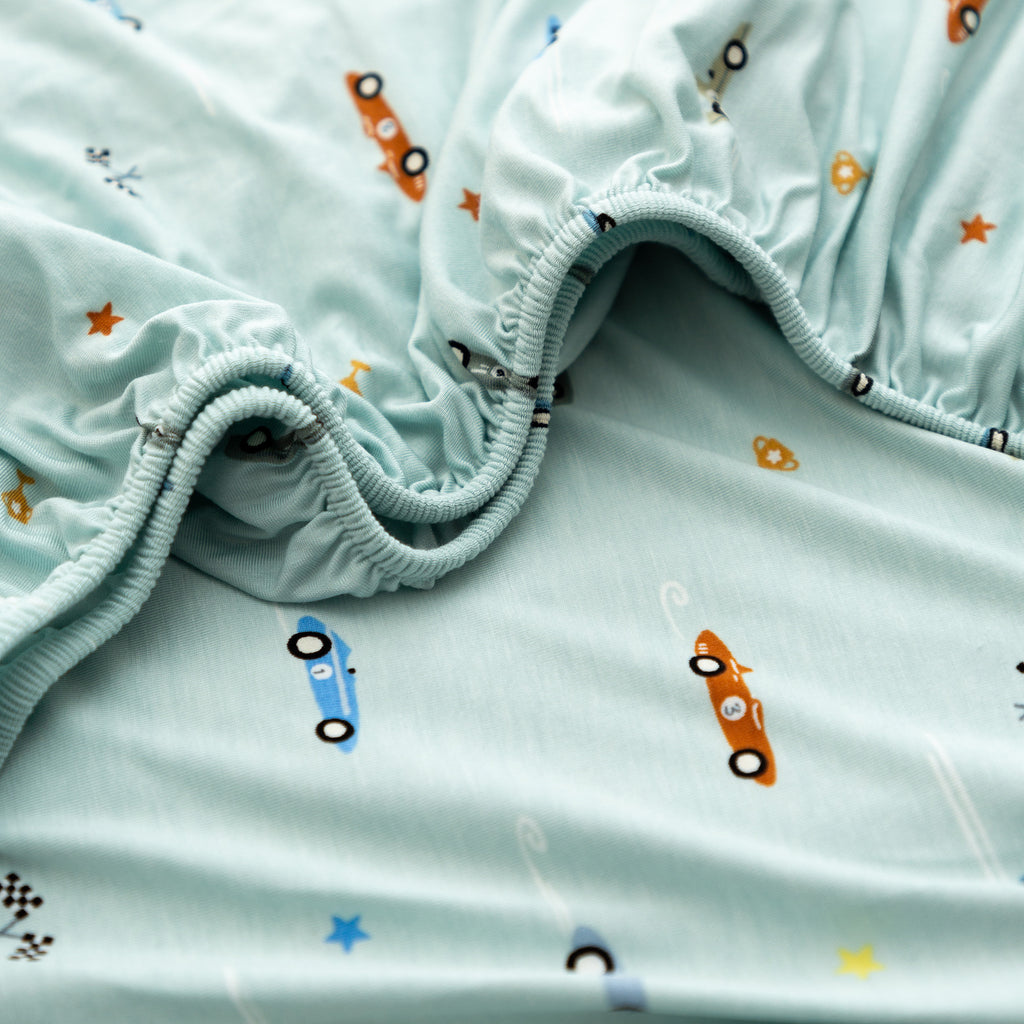 Race Cars Twin Sheet With Pillow Case