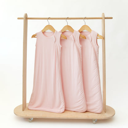 Ballet Pink Sleep Sack & Zip Romper Set